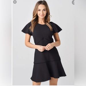 Joie Black dress Cybelle with Cut Out Back